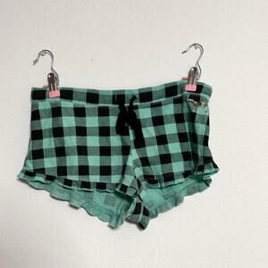 PINK Size  Small Low Rise Vintage Y2K Comfy Checkered Casual Shorts